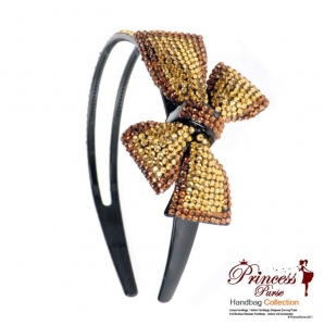 Classy Rhinestone Bow Headband